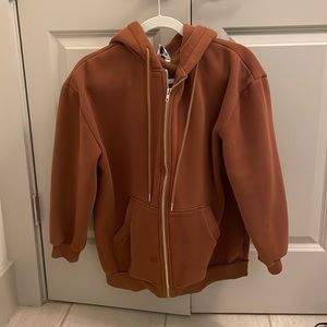 Florida Oversized Zip Up Sweatshirt